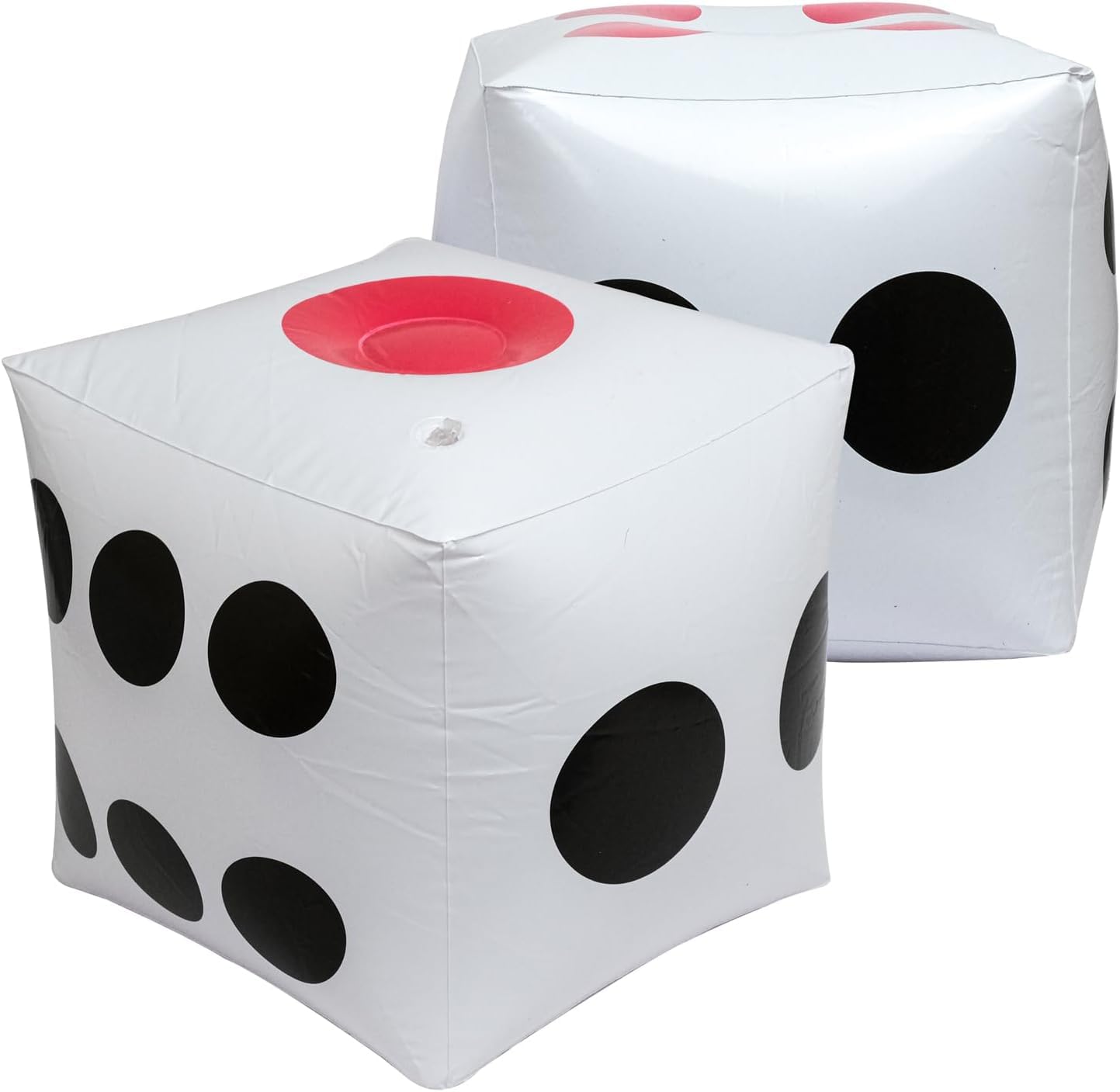 Photo 1 of 13 inch Giant Inflatable Dice Jumbo Inflatable Dice for Pool Games, Indoor Outdoor Broad Game Beach Party Lawn Floor Games