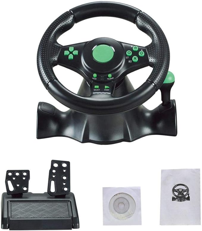 Yunt Steering Wheel Game Racing for XBOX360 / PS3 / P2 / PC Amazon.co