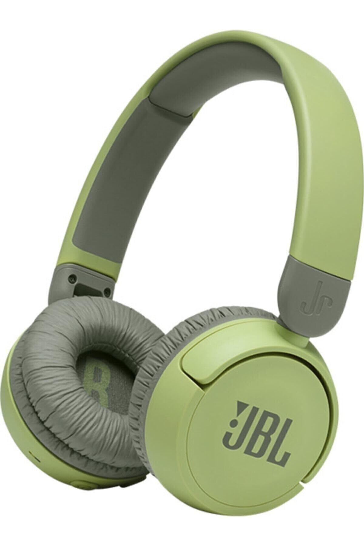 JBL Jr 310 BT Children's On-Ear Headphones with Bluetooth and Built-In Microphone, Green