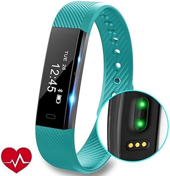Fitness Tracker reloj pulsómetro con, Slim Pantalla Táctil y ...
