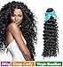 Rechoo Brazilian Virgin Remy Human Hair Extension Weave 3 Bundles 300g - Natural Black,12",Deep Curly