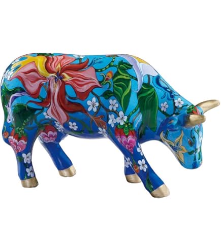 カウパレード Happy Birthday to Moo 牛 置物 箱付き カウパレード Happy Birthday to Moo 牛 置物 箱付き Amazon.co