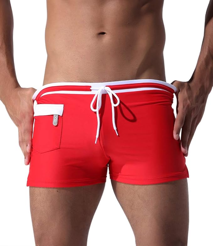 CAMLAKEE Herren Badehose Kurze Badeshorts Schwimmhose Schnelltrocknend Badepants mit CAMLAKEE Herren Badehose Kurze Badeshorts Schwimmhose Schnelltrocknend Badepants mit