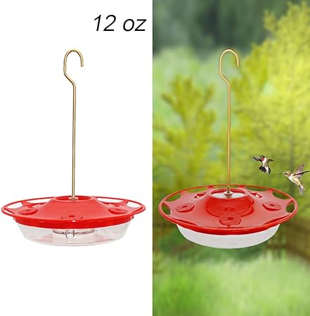 Amazon Com Juegoal 12 Oz Hanging Hummingbird Feeder Garden