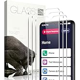 KLWAINM [3 Pack] Tempered Glass Compatible With Lively Jitterbug Smart4 Screen protector With 9H Anti Scratch Transparent HD Clear Bubble Free Protective Film