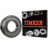 2PACK TIMKEN 6208-ZZ Double Metal Seal Bearings 40x80x18mm | Pre-Lubricated and Stable Performance and Cost Effective