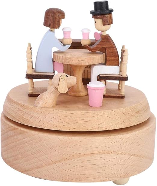 wooden musical table