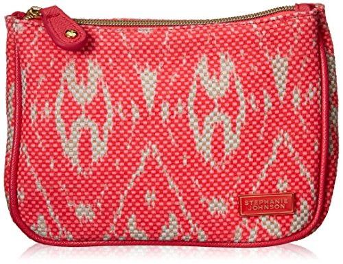Stephanie Johnson Maya Medium Zip Top Cosmetic Bag, Tamarindo Pink