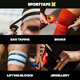 SPORTTAPE 6 Rolls White Sock Tape 1.9cm x 20m Football Rugby view 6