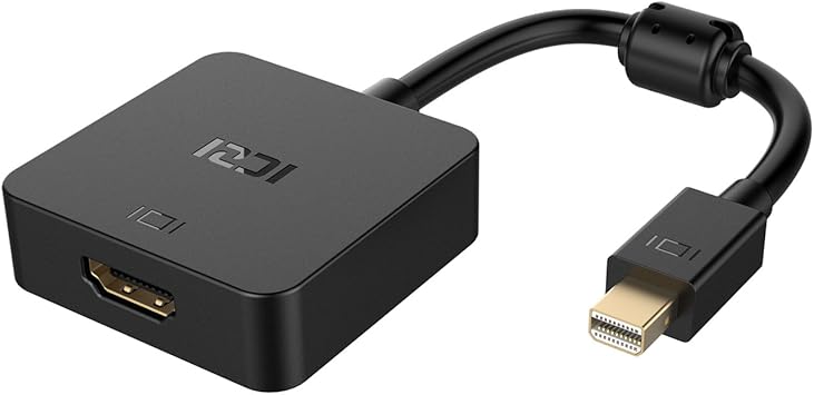 Amazon Com Active Mini Displayport To Hdmi Iczi 4k 60hz Mini Dp To Hdmi Female Adapter Compatible With Apple Imac Macbook Microsoft Surface Pro Display And Monitor Electronics