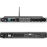 Karaoke Processor System, Digital Pre-Stage Effector Vocal Effects Preamp KTV Mixer Equalizer with 4-level FBX, Anti-Howling Microphone Sound Audio Processor w/USB Bluetooth Optical Audio Input