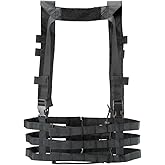 Lancer Tactical Low Profile Airsoft Chest Rig (Color: Black)