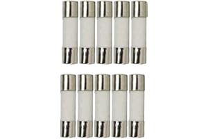 bnafes 10 Pcs 250V 250mA Fast Blow Ceramic Fuse Tube 5mm x 20mm