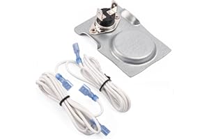 Hiorucet Yiming Magnetic Thermostat Switch with High Temperature Resistant Wire for Fireplace Blower Fan, Wood Stove, Gas Log Fireplace, Circuit On At 120°F and Off At 90°F.