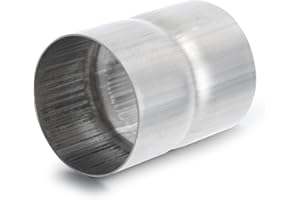 A-KARCK Exhaust Adapter Connector 3" ID to 3" ID, Exhaust Pipe Reducer 4" Overall Length 304 Stainless Steel