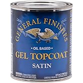 Gf Gel Topcoat Satin Pint- General Finishes,Topcoat Satin,Pint