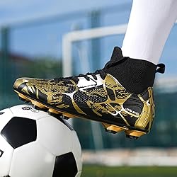 HESBITEUL Unisex Soccer Cleats Men Women Futsal