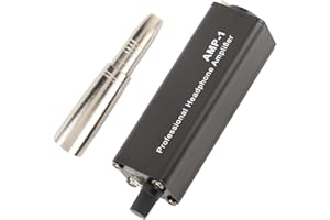 Pomya XLR to 3.5mm Portable Headphone Amplifier Converter for Crystal Clear Sound on Stage Performance, Durable Construction,
