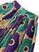 Women African Traditional Costume Ankara Print Skirt Dashiki Long Skirts (X-Large,D)