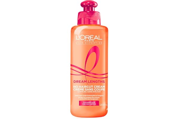 L'Oréal Paris Hair Expertise Dream Lengths No Haircut Hair Cream, Leave In Conditioner, 200ml
