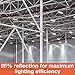 High Bay Fluorescent Lighting Fixture - 4-Lamp Fluorescent Light Fixture - Fluorescent Light Bulbs Not Included - T5 High Output - GoodBulb