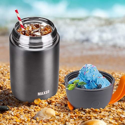Hot Food Jar Best Soup Thermos For Work 2Pcs Vacuum-Insulated Food