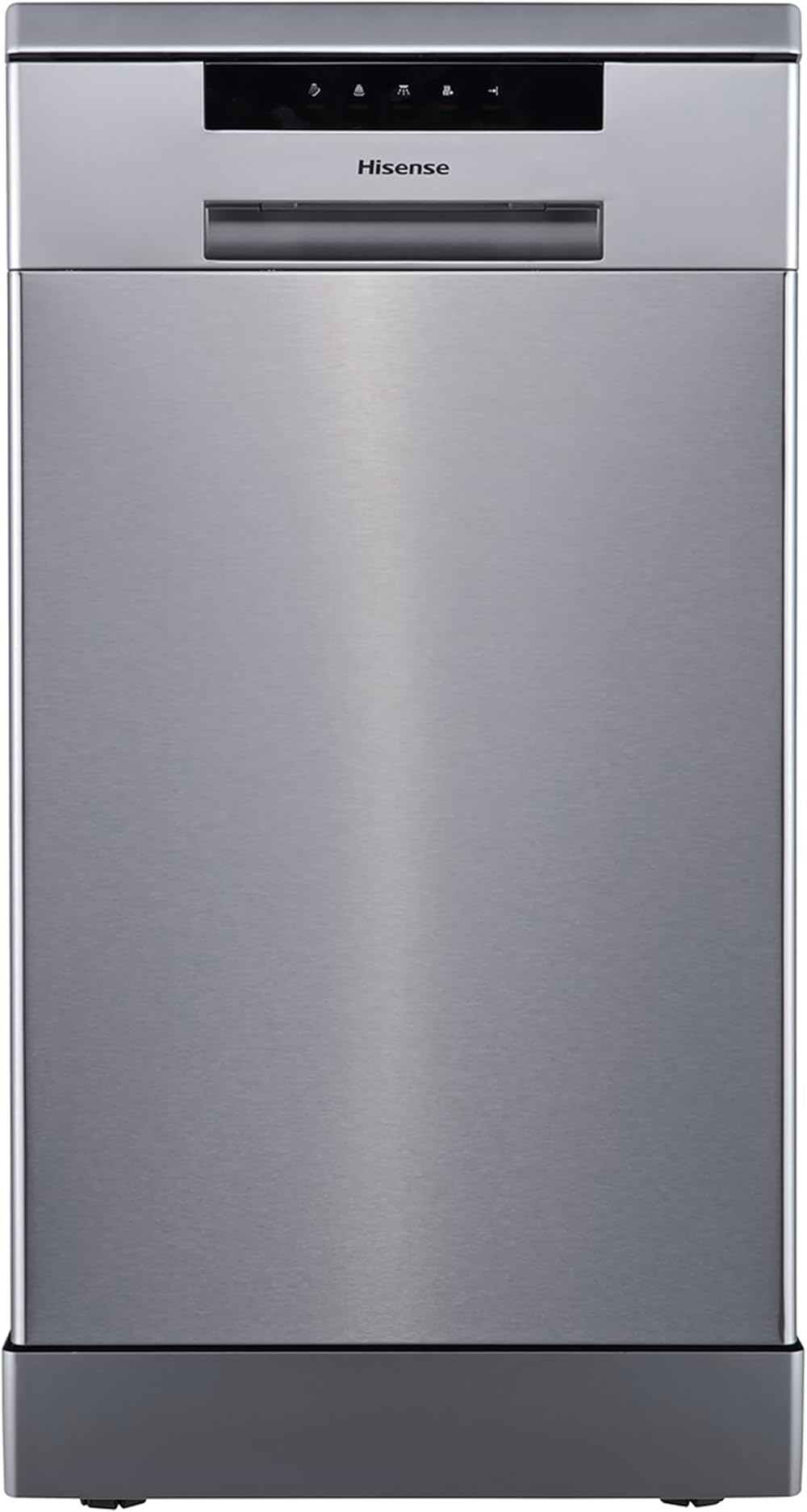 Hisense HS523E15XUK Slimline Dishwasher 10 Place Free Standing Stainless Steel