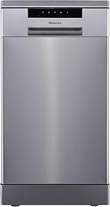 Hisense HS523E15XUK Slimline Dishwasher 10 Place Free Standing Stainless Steel