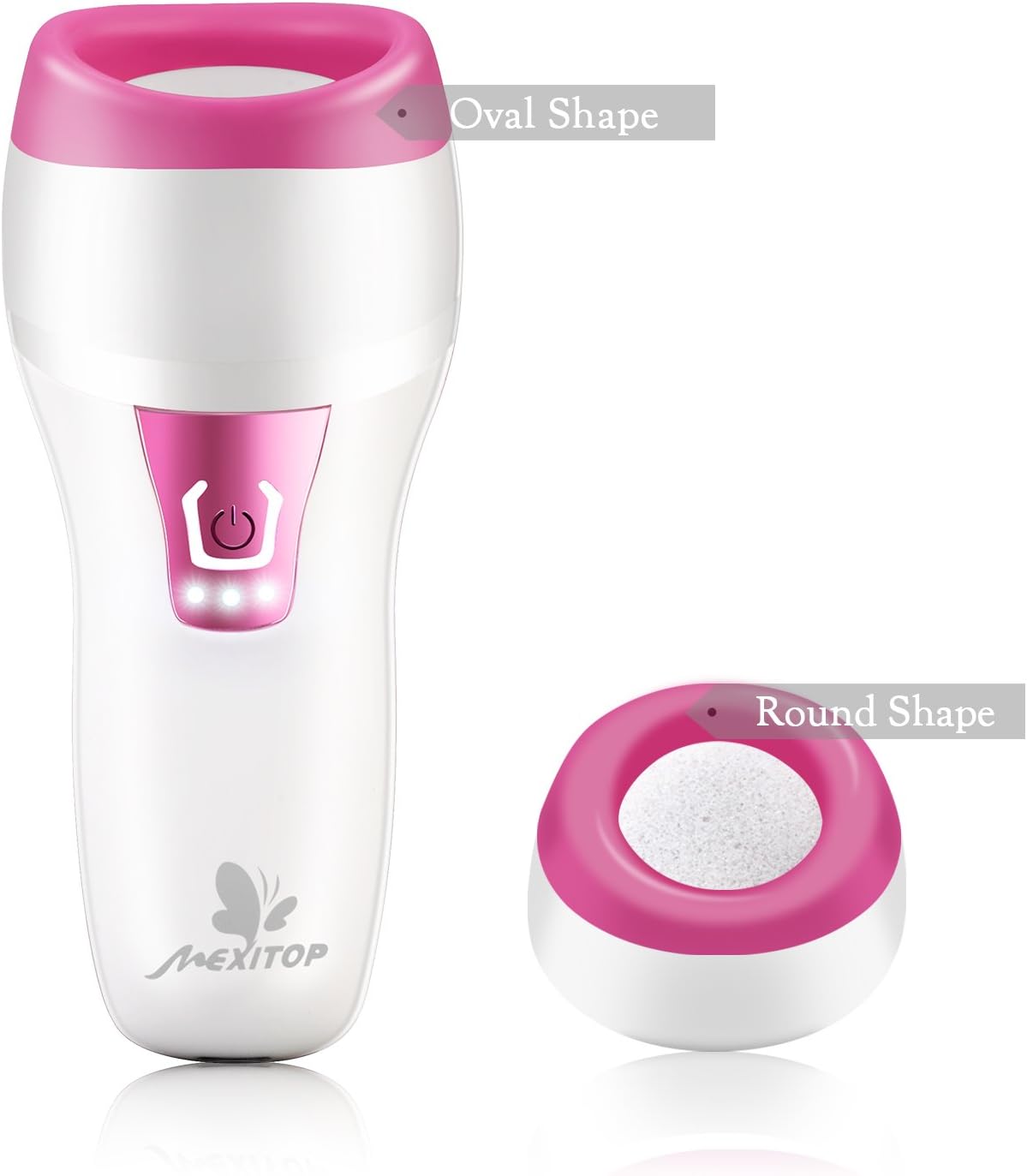 Lip Plumper Device - Mexitop Automatic Fuller Lip Plumper Device, Suction Pause Function, USB Charging, Portable Size, 2 Styles for Lips Makeup