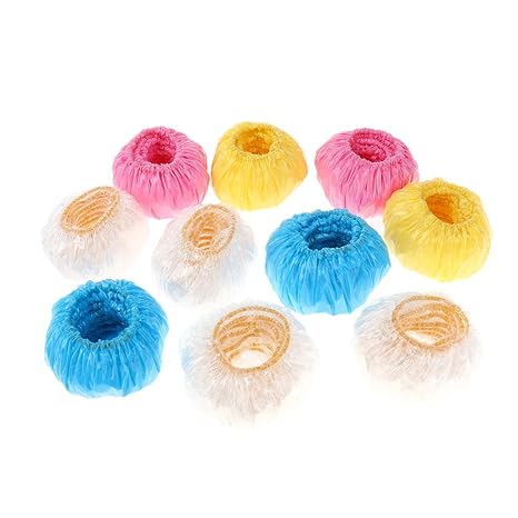 Miss and Mams 100 pcs Waterproof Bath Earmuffs Ear Protectors Hair Perm Tool Protect the Childrens Ear from Water when Showering