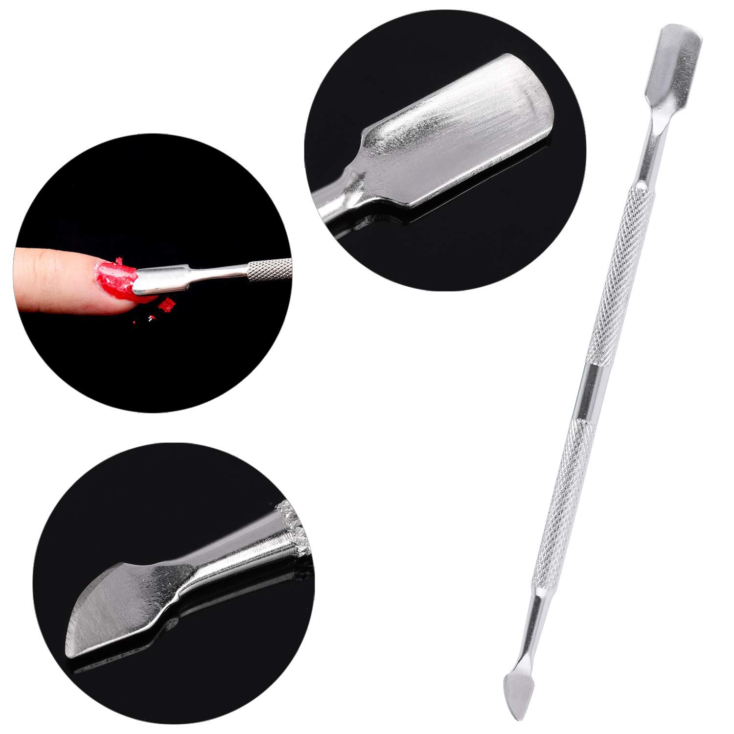 960 pcs Lint Free Nail Wipes Cotton Pads Remover to Soak Off Acrylic Gel Nail Polish with Pumb Bottle Dispenser and 1 Cuticle Pusher : Beauty