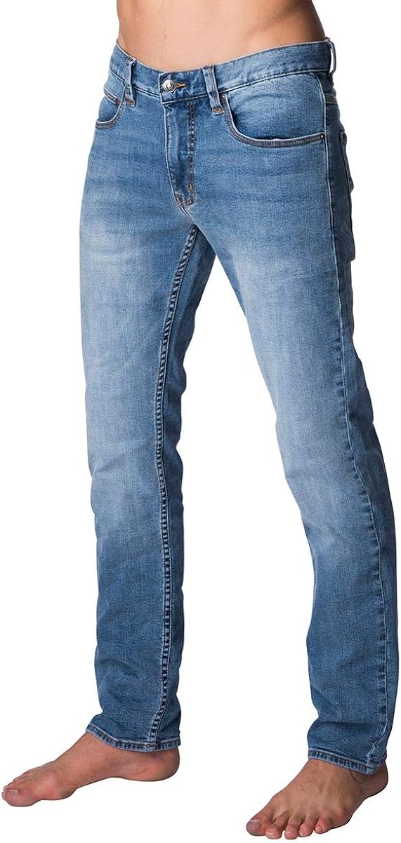 Rip Curl Men's Slim Salt Blue Pants: Clothing