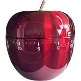 Kitchen Timer Stainless Steel Mechanical Rotating Alarm 60 Minutes Count Down Timer for Cooking Learning