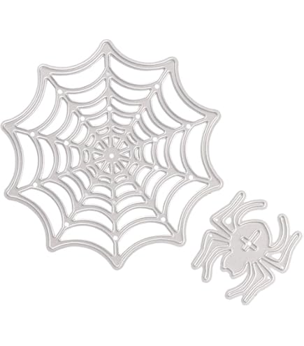 KSCRAFT Halloween Spider Web Rosette Metal Cutting Dies - Big Size For Scrapbooking