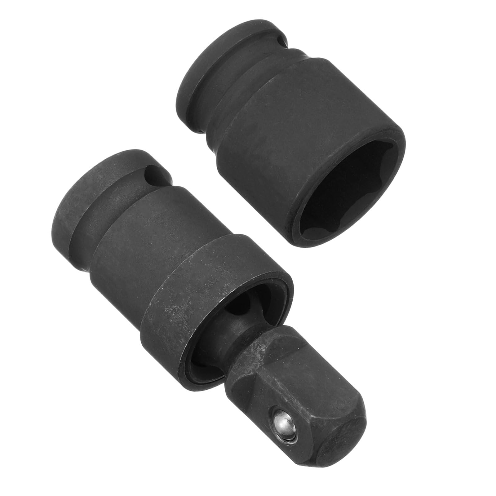 CoCud Drive Impact Socket, 18mm Socket 1/2" Drive CR-MO 6-Point with 1/2" Universal Joint Swivel Socket Adapter - (Applications: for Electric Hand Drill Screwdriver)