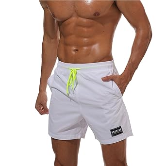 IBOWO Badeshorts Herren Kurz Badehose Männer Vielfarbig Schnelltrocknend Strandhosen Freizeit Beachshorts