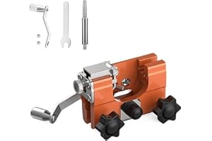 CAVULO Sherem Chainsaw Sharpener, Chainsaw Chain Sharpening Jig with Sharpening Bits, Fits Portable Chainsaws, Fast & Precise Sharpening Tool
