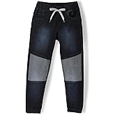 chopper club Boys Denim Jeans in Stretchable Cotton 3x1 Fabric in Slim Fit and Round Elastic with Patch
