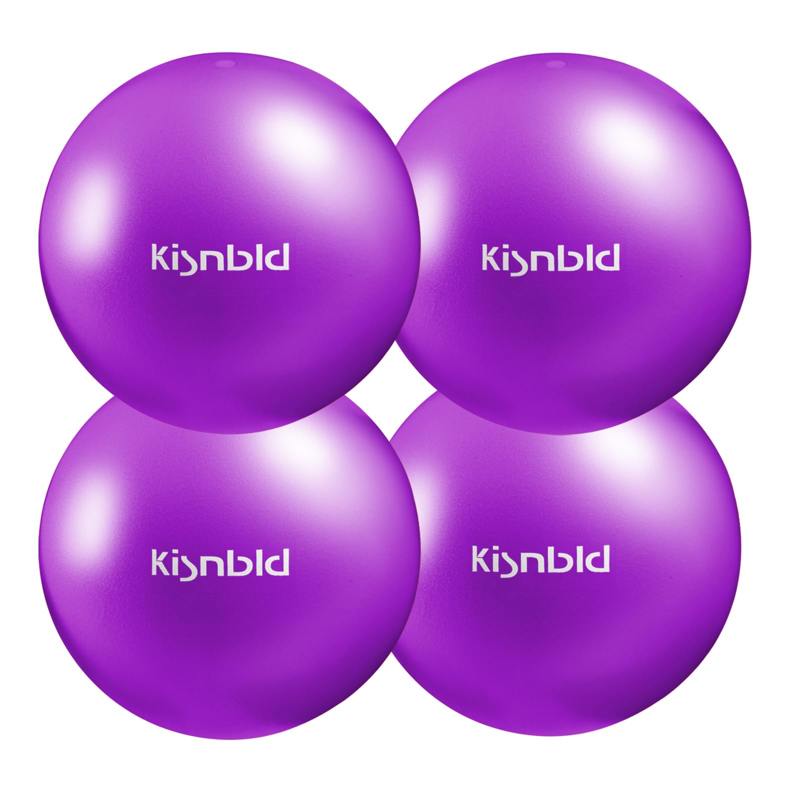 kisnbld Small Exercise Ball, 9 Inch Mini Pilates