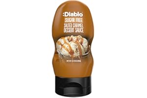 Diablo Sugar Free Dessert Sauce - Gluten-Free Syrup, Drizzle Sweetener, Keto Friendly Flavoring Topping, Perfect for Gifting,
