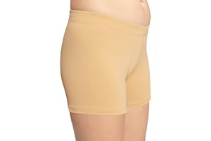 STRETCH IS COMFORT Girl's Nylon Spandex Stretch Booty Shorts