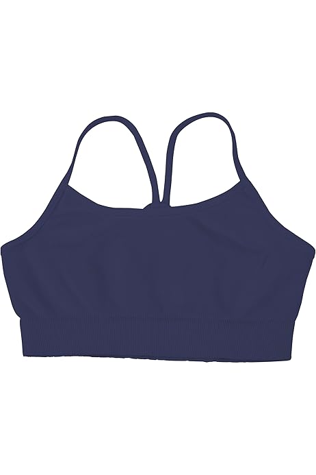Neon Sports Bra Girls Kurve Girls' Seamless Training Bra – Cobalt