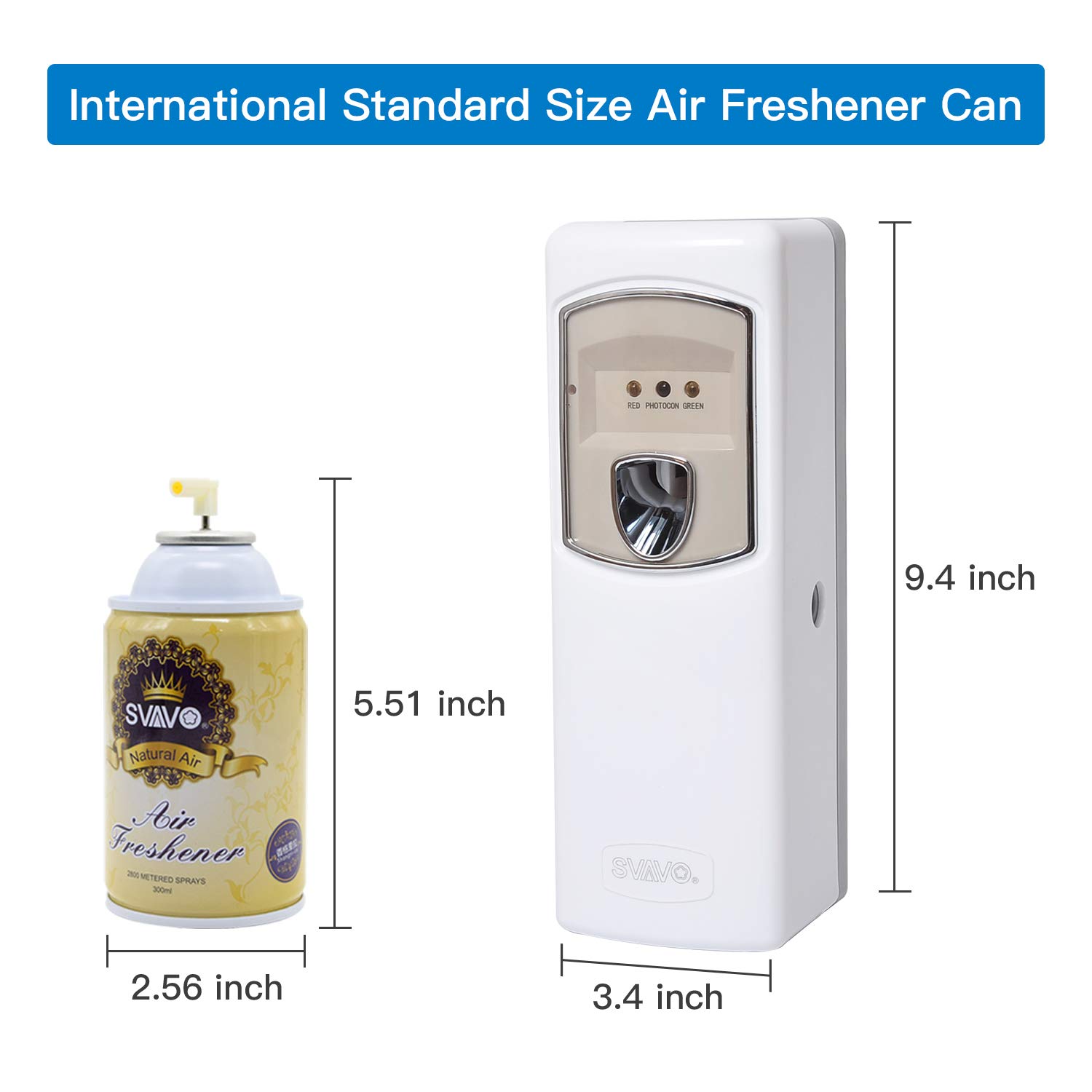 SVAVO Automatic Air Freshener Dispenser Wall Mounted/Free Standing