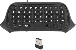 Game Controller Keyboard, for Series S One One S Console, 2.4Ghz Gaming Chat Board, with 3.5mm Audio and Headset Jack(Black)