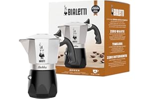 Bialetti Bricca NEW 4 Cup Open Fire Type (Coffee Maker, Espresso Makinetta)
