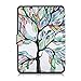 HAOCOO Ultra Slim Leather Smart Case Cover Build in Magnetic [Auto Sleep/Wake] Function for All-New Amazon Kindle Paperwhite (Tree of Life)