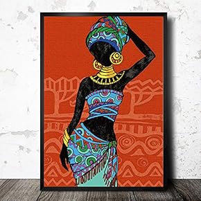 Framed Canvas Wall Art for Living Room, Bedroom Exotic Silhouette VII Canvas Prints for Home Decoration Ready to Hang - 16x24 inches