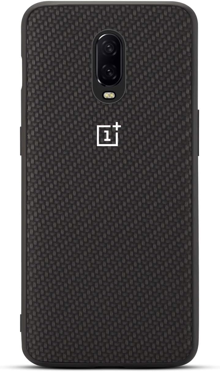 UNIQUEJASON Compatible with one plus 7/7 Pro plus 6/6T all-inclusive anti-drop mobile phone case (One Plus 7, Carbon fiber)
