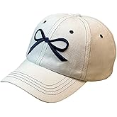 Retro Dome Baseball Cap, Bow Shaped Women's Outdoor Sun hat, Design Sense, Personality, Fashion, Denim Duckbill Cap
