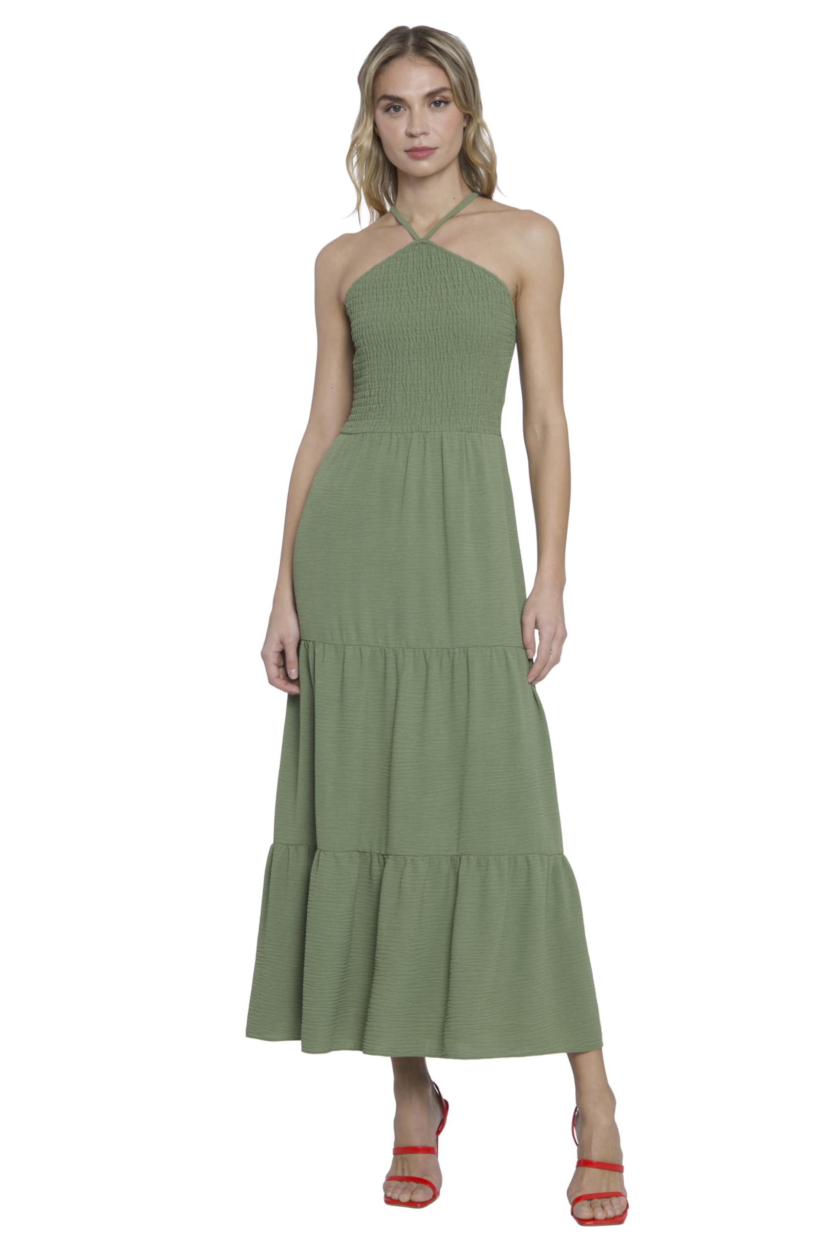 NWT Morgan Mcfeeters Women Green Casual Dress 22 Plus